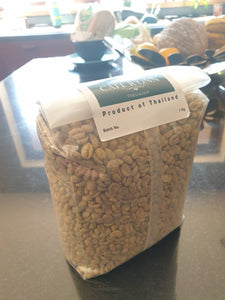 Organic 100% Arabica Green Coffee beans, Grade AA+A, Bag 1 kg (USDA/EU approval).