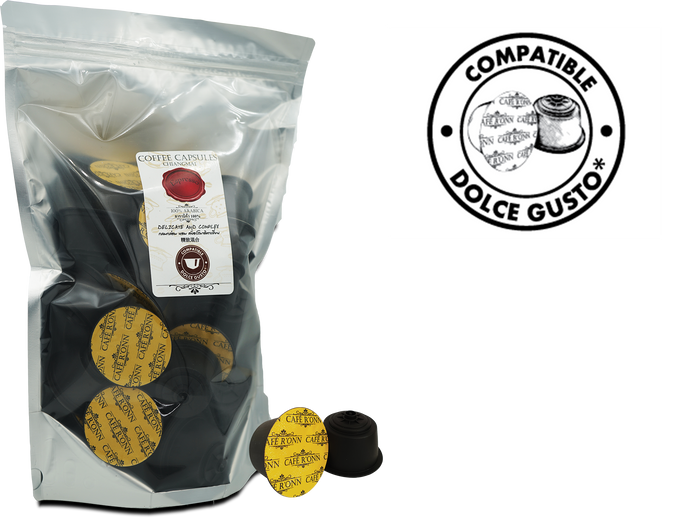 30 caps/bag Coffee Capsules CAFE R'ONN compatible with DOLCE GUSTO * Coffee Machines