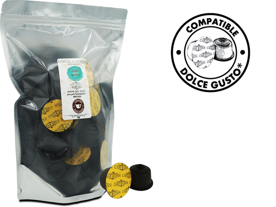 30 caps/bag Coffee Capsules CAFE R'ONN compatible with DOLCE GUSTO * Coffee Machines