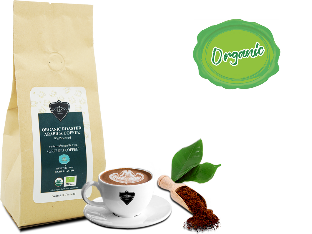 ORGANIC GROUND COFFEE CAFE R'ONN, 100% Arabica