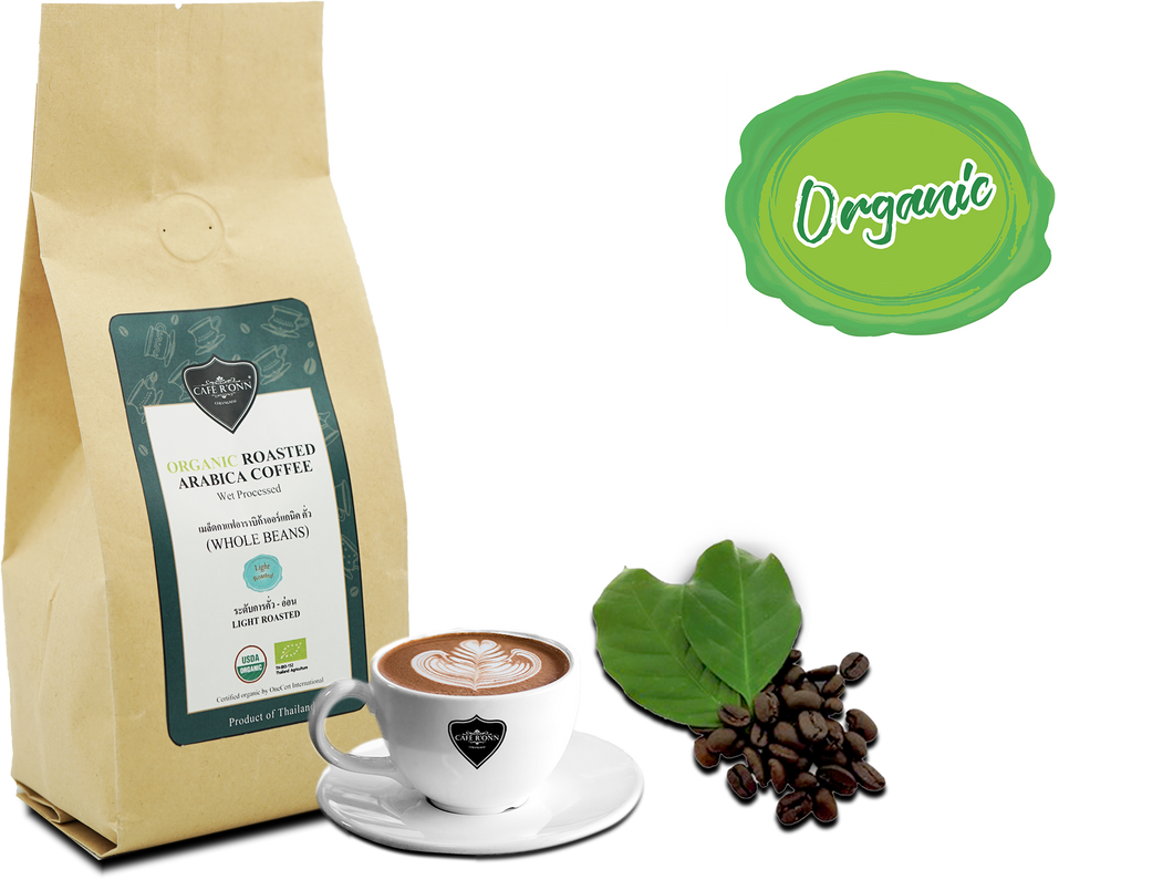 ORGANIC COFFEE BEANS CAFE R'ONN, 100% Arabica
