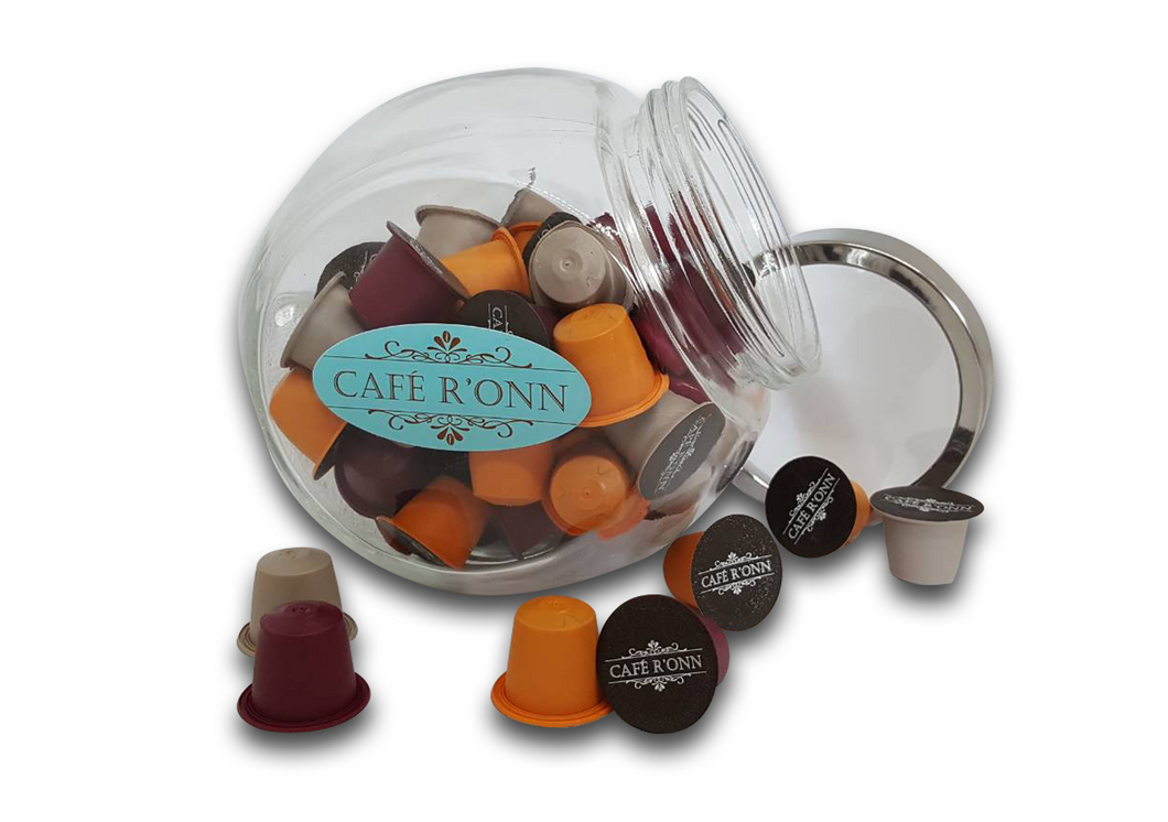 Coffee Capsules CAFE R'ONN, Light,Espresso,Dark 60pcs, Compatible with Nespresso * Coffee Machines