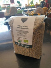 Load image into Gallery viewer, Organic 100% Arabica Green Coffee beans, Grade AA+A, Bag 1 kg (USDA/EU approval).