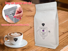 Load image into Gallery viewer, COFFEE BEANS CAFE R&#39;ONN 100% Arabica BLACK Roasted, Zip-Lock Bag 500g, Origin North Thailand