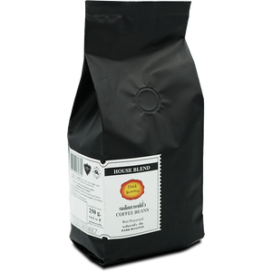 Coffee Beans, HOUSE BLEND, Dark Roasted, Bag 250g