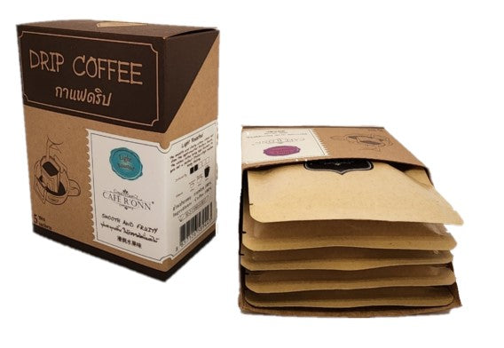 Drip Coffee CAFE R'ONN, Light Roasted 100% ARABICA, 10g x 5 sachets (50g)/box