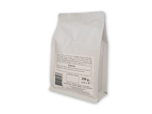 COFFEE BEANS 100% Arabica ESPRESSO Medium Roasted, Zip-Lock Bag 250g