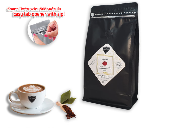 GROUND COFFEE CAFE R'ONN ESPRESSO Medium Roasted, bag 500 g