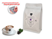 Load image into Gallery viewer, COFFEE BEANS CAFE R&#39;ONN 100% Arabica BLACK Roasted, Zip-Lock Bag 250g, Origin North Thailand