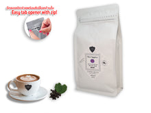 Load image into Gallery viewer, COFFEE BEANS CAFE R&#39;ONN 100% Arabica BLACK Roasted, Zip-Lock Bag 500g, Origin North Thailand